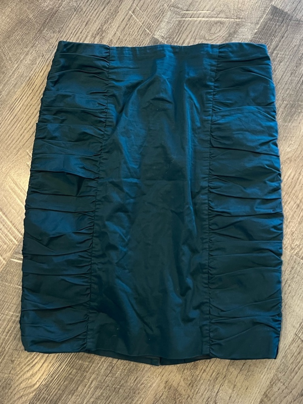 Women’s Cartonnier Ruched Pencil Skirt - Dark Teal